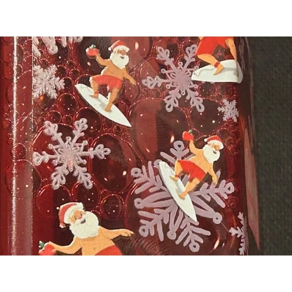 Bath & Body Works Winter Candy Apple Gentle Foaming Hand Soap Surfing Santa NEW‎